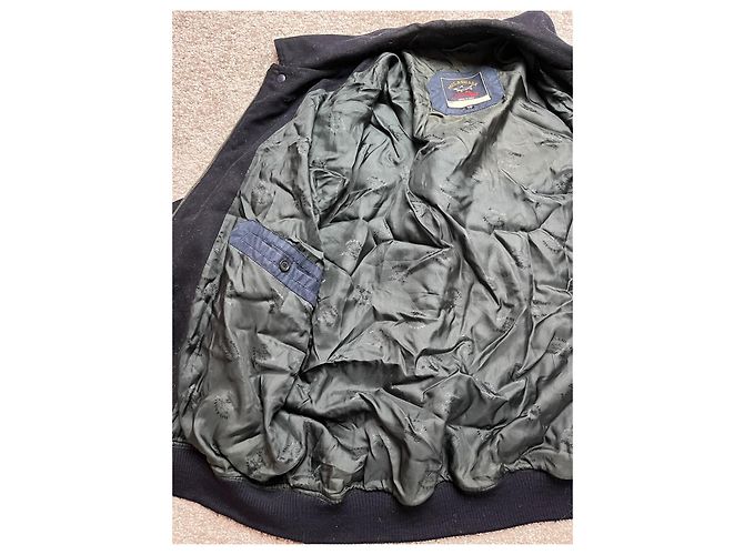 Paul & Shark black wool bomber jacket - view 6