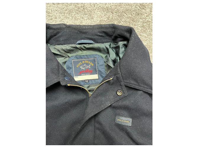 Paul & Shark black wool bomber jacket - view 7
