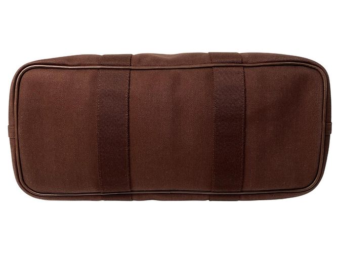 Hermès Valparaiso MM Tote Bag mit Pouch Braun - Ansicht 5
