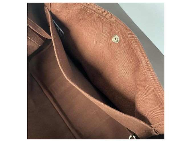 Hermès Valparaiso MM Tote Bag mit Pouch Braun - Ansicht 8
