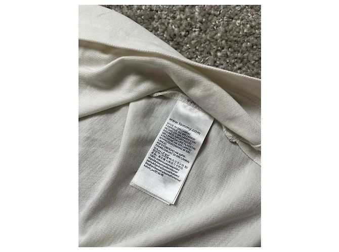 Polo Bianco Regular Fit Tommy Hilfiger - vista 6
