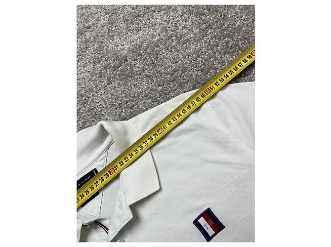 Polo Bianco Regular Fit Tommy Hilfiger - vista 8