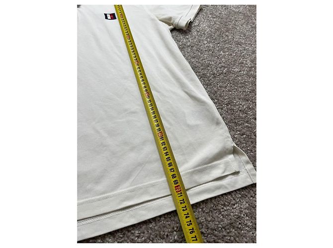 Polo Bianco Regular Fit Tommy Hilfiger - vista 9