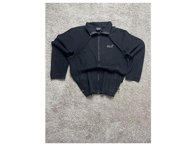 Autre Marque Schwarze Fleecejacke Jack Wolfskin - Ansicht 2