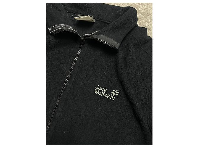 Autre Marque Schwarze Fleecejacke Jack Wolfskin - Ansicht 3