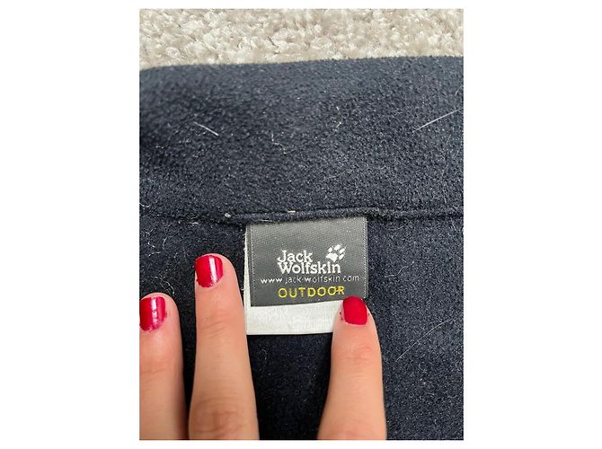 Autre Marque Schwarze Fleecejacke Jack Wolfskin - Ansicht 4