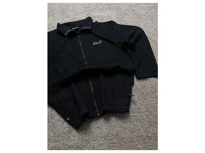 Autre Marque Schwarze Fleecejacke Jack Wolfskin - Ansicht 5