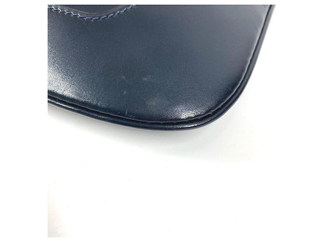 Hermès Borsa a Spalla HERMES Vintage Trim 31 Blu navy - vista 5