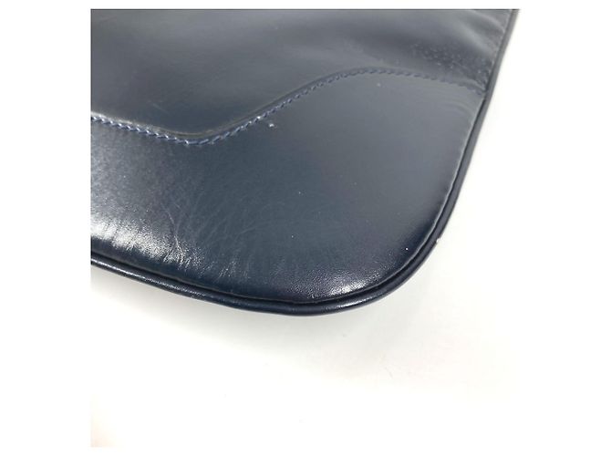 Hermès Borsa a Spalla HERMES Vintage Trim 31 Blu navy - vista 7