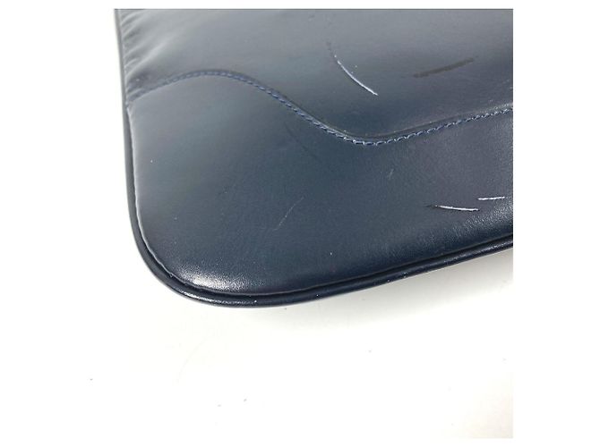 Hermès Borsa a Spalla HERMES Vintage Trim 31 Blu navy - vista 8
