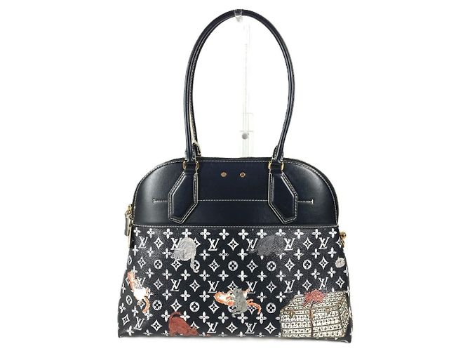 Borsa Tote Alma Souple Louis Vuitton Nero - vista 3