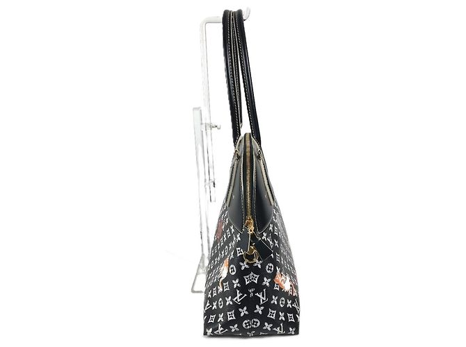 Borsa Tote Alma Souple Louis Vuitton Nero - vista 5