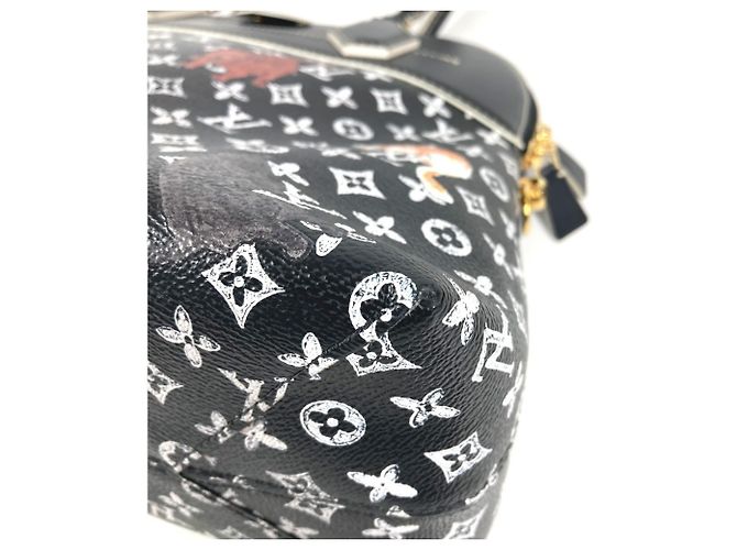 Borsa Tote Alma Souple Louis Vuitton Nero - vista 7