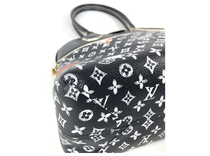 Borsa Tote Alma Souple Louis Vuitton Nero - vista 8