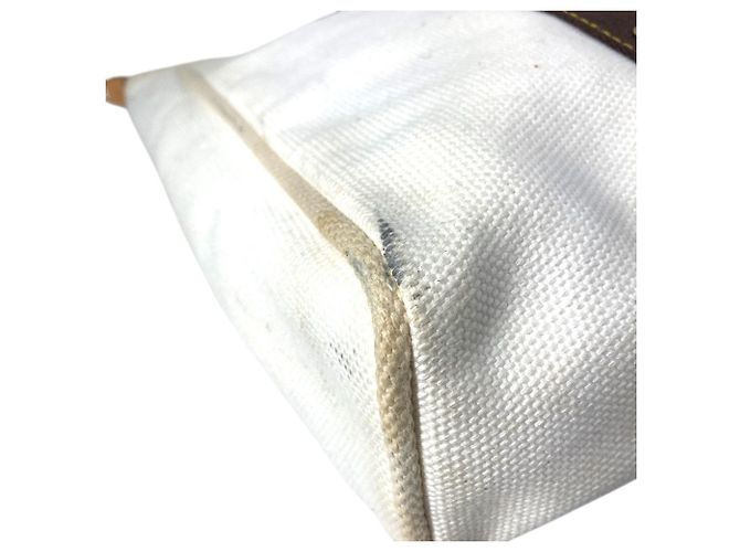 Borsa a Spalla Antigua Cabas GM Louis Vuitton Bianco Crudo - vista 9