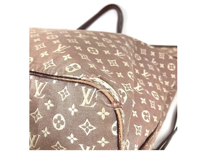 Louis Vuitton Monogram Idylle Neverfull MM Tote Bag Braun Rot - Ansicht 6