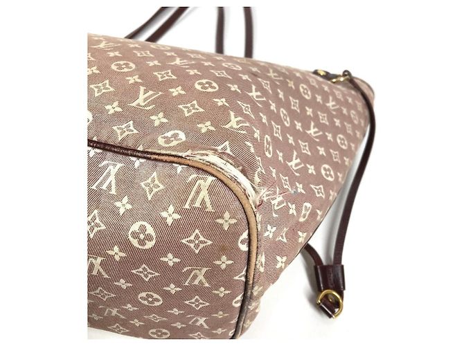 Louis Vuitton Monogram Idylle Neverfull MM Tote Bag Braun Rot - Ansicht 8