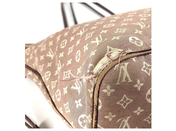 Louis Vuitton Monogram Idylle Neverfull MM Tote Bag Braun Rot - Ansicht 9