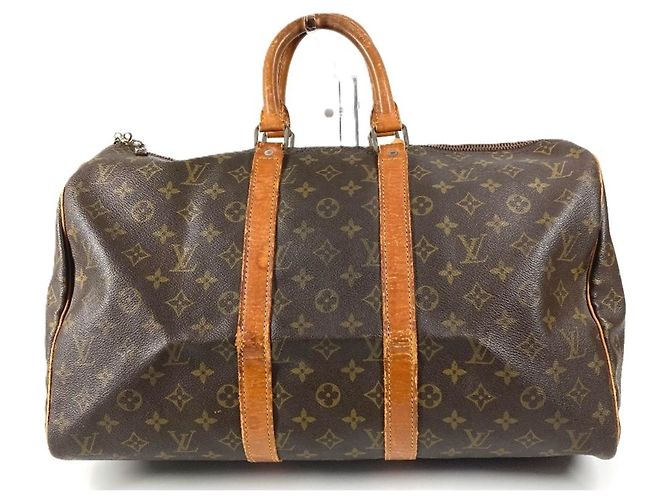 Louis Vuitton Monogram Keepall 45 Tasche Braun - Ansicht 4