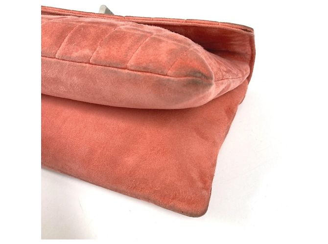 Bolso de Hombro de Ante Rosa Chanel 2.55 - vista 11