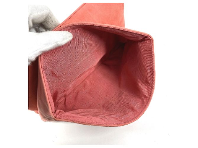 Bolso de Hombro de Ante Rosa Chanel 2.55 - vista 14
