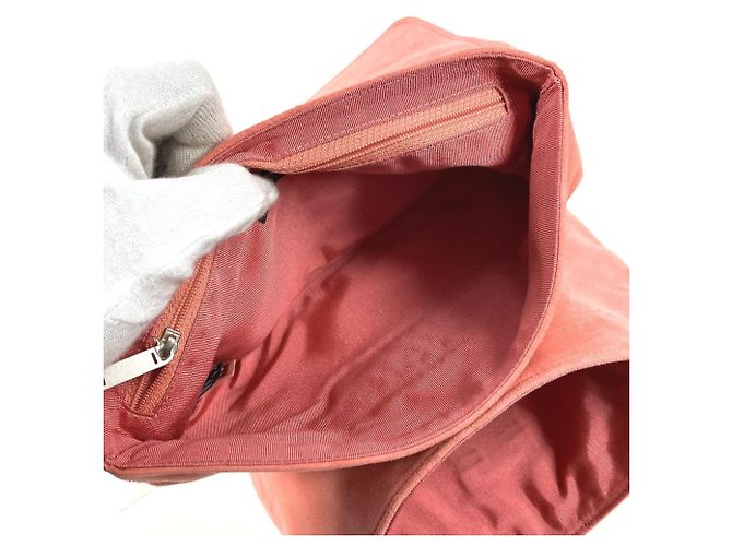 Bolso de Hombro de Ante Rosa Chanel 2.55 - vista 15
