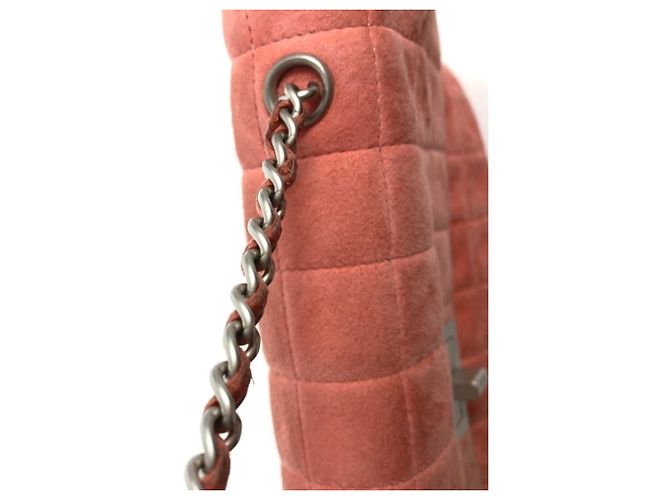 Bolso de Hombro de Ante Rosa Chanel 2.55 - vista 3