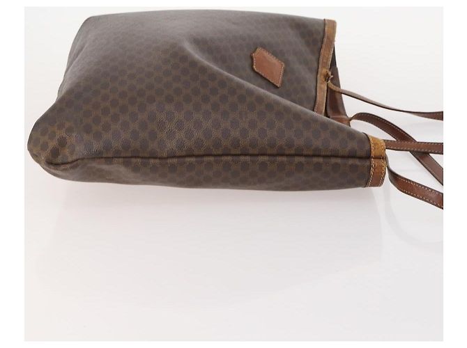 Céline CELINE Macadam Canvas Tote Bag aus PVC-Leder 2 Set Braun Beige Auth 164637 - Ansicht 14