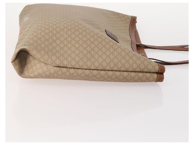 Céline CELINE Macadam Canvas Tote Bag aus PVC-Leder 2 Set Braun Beige Auth 164637 - Ansicht 4