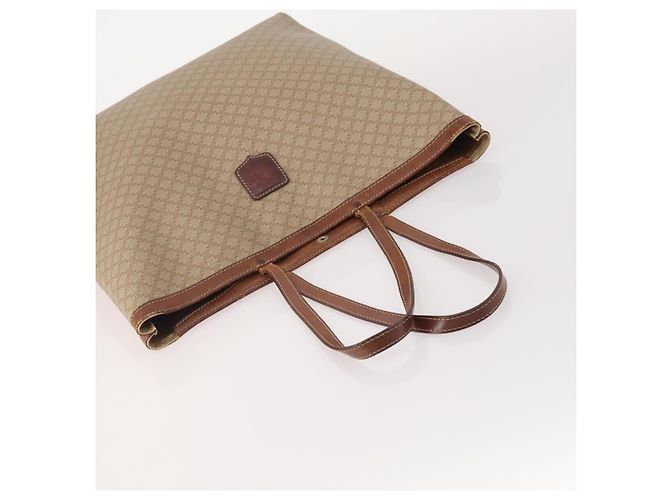Céline CELINE Macadam Canvas Tote Bag aus PVC-Leder 2 Set Braun Beige Auth 164637 - Ansicht 5