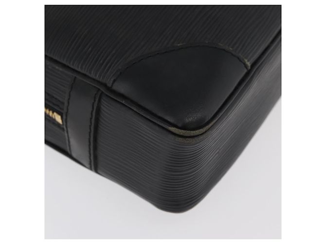 LOUIS VUITTON Epi Porta Documenti da Viaggio Borsa Business Nera M40321 Auth 175801A Nero - vista 15