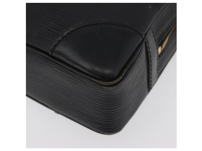 LOUIS VUITTON Epi Porta Documenti da Viaggio Borsa Business Nera M40321 Auth 175801A Nero - vista 16