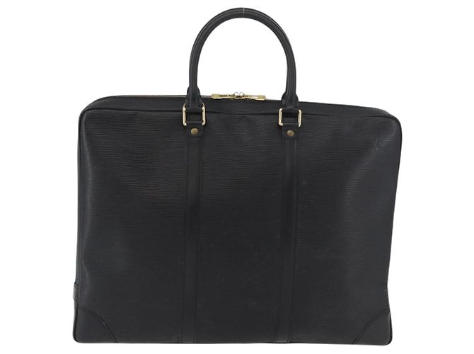 LOUIS VUITTON Epi Porta Documenti da Viaggio Borsa Business Nera M40321 Auth 175801A Nero - vista 2