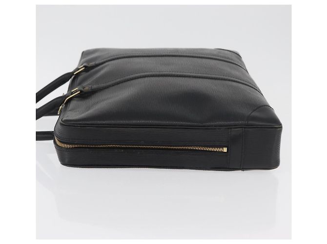 LOUIS VUITTON Epi Porta Documenti da Viaggio Borsa Business Nera M40321 Auth 175801A Nero - vista 4