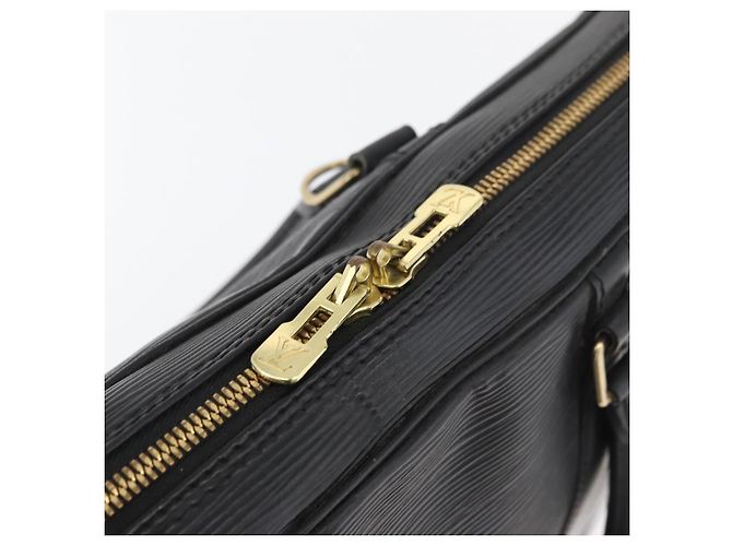 LOUIS VUITTON Epi Porta Documenti da Viaggio Borsa Business Nera M40321 Auth 175801A Nero - vista 9