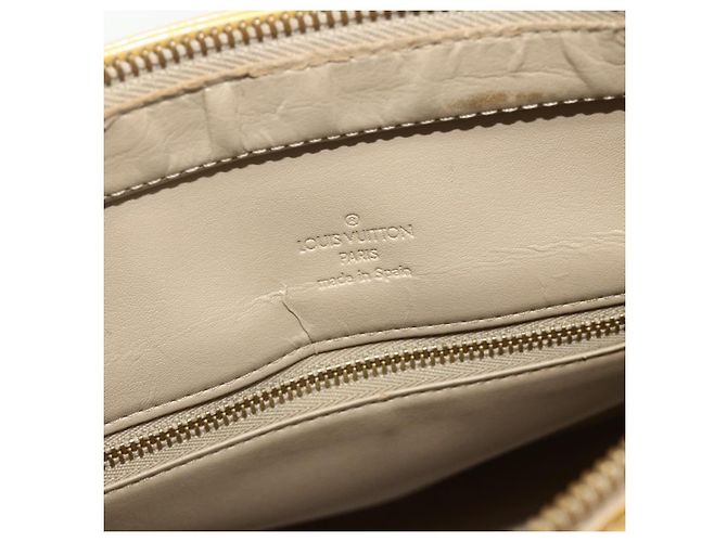 LOUIS VUITTON Handtasche Monogram Vernis Houston Beige M91004 LV Auth ti3833 - Ansicht 10
