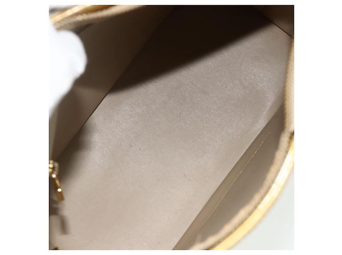 LOUIS VUITTON Handtasche Monogram Vernis Houston Beige M91004 LV Auth ti3833 - Ansicht 11