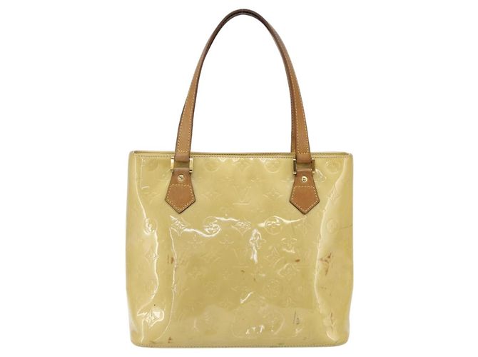 LOUIS VUITTON Handtasche Monogram Vernis Houston Beige M91004 LV Auth ti3833 - Ansicht 13