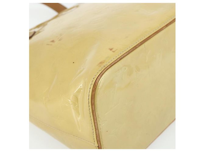LOUIS VUITTON Handtasche Monogram Vernis Houston Beige M91004 LV Auth ti3833 - Ansicht 14