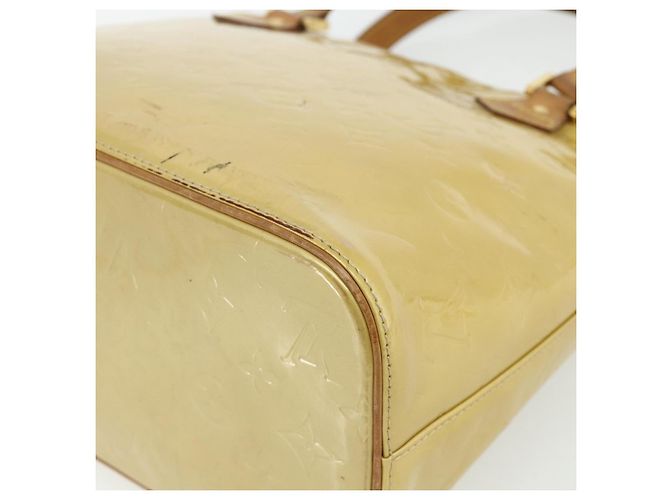 LOUIS VUITTON Handtasche Monogram Vernis Houston Beige M91004 LV Auth ti3833 - Ansicht 15