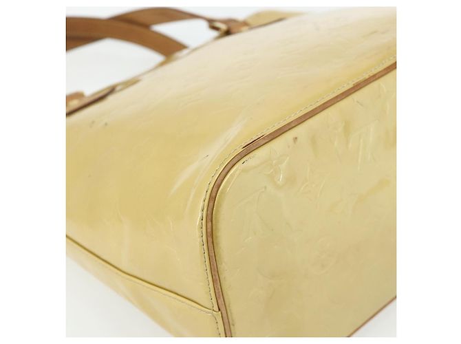 LOUIS VUITTON Handtasche Monogram Vernis Houston Beige M91004 LV Auth ti3833 - Ansicht 16