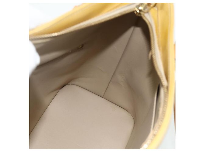 LOUIS VUITTON Handtasche Monogram Vernis Houston Beige M91004 LV Auth ti3833 - Ansicht 18