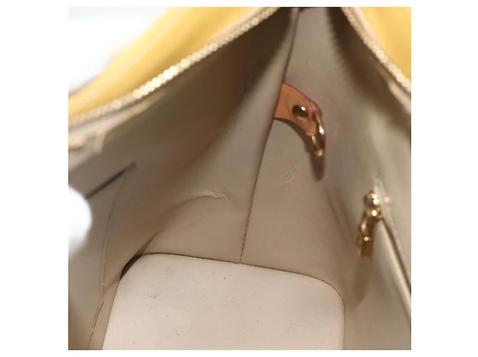 LOUIS VUITTON Handtasche Monogram Vernis Houston Beige M91004 LV Auth ti3833 - Ansicht 19