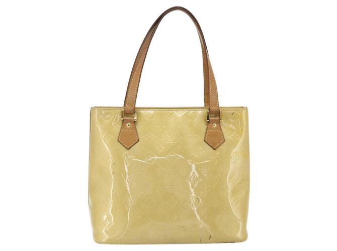 LOUIS VUITTON Handtasche Monogram Vernis Houston Beige M91004 LV Auth ti3833 - Ansicht 2