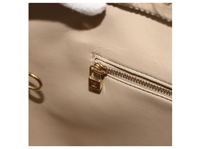LOUIS VUITTON Handtasche Monogram Vernis Houston Beige M91004 LV Auth ti3833 - Ansicht 20
