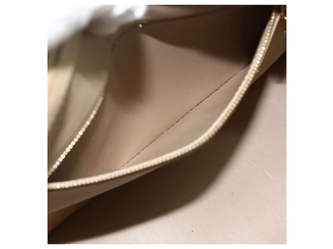 LOUIS VUITTON Handtasche Monogram Vernis Houston Beige M91004 LV Auth ti3833 - Ansicht 21