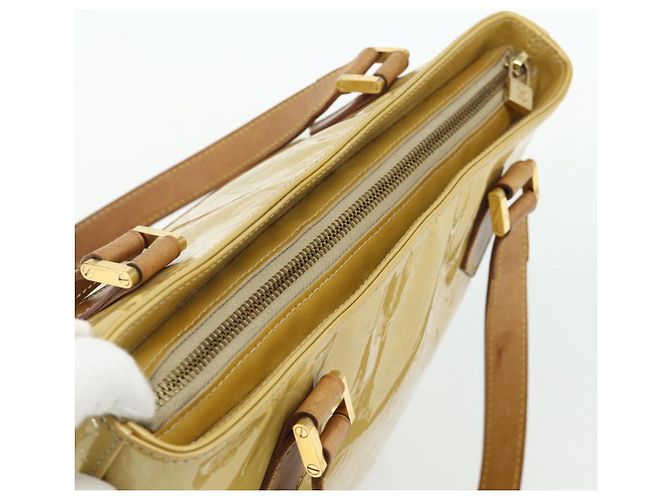 LOUIS VUITTON Handtasche Monogram Vernis Houston Beige M91004 LV Auth ti3833 - Ansicht 6