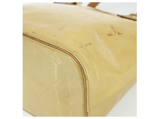 LOUIS VUITTON Handtasche Monogram Vernis Houston Beige M91004 LV Auth ti3833 - Ansicht 9
