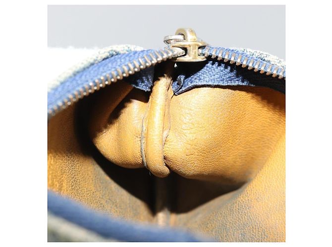 LOUIS VUITTON Pochette Cles Monogram in Denim Blu M95343 Auth 175988A - vista 12
