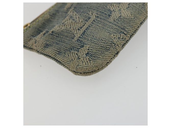 LOUIS VUITTON Pochette Cles Monogram in Denim Blu M95343 Auth 175988A - vista 14